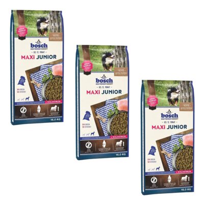 Karma dla psa BOSCH Maxi Junior Drób 3 x 15 kg