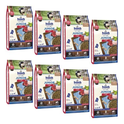 Karma dla psa BOSCH Junior Jagnięcina z ryżem 8 x 3 kg