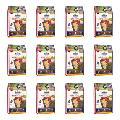 Karma dla psa BOSCH Mini Adult Jagnięcina z ryżem 12 x 3 kg