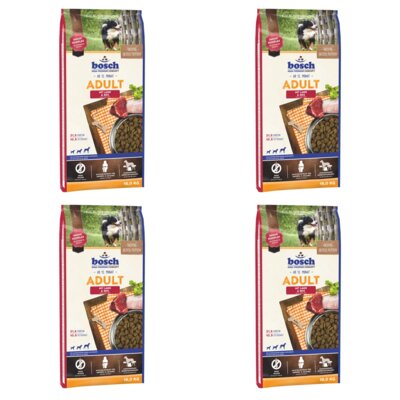 Karma dla psa BOSCH Adult Jagnięcina z ryżem 4 x 15 kg