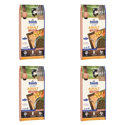 Karma dla psa BOSCH Adult Łosoś z ziemniakami 4 x 15 kg