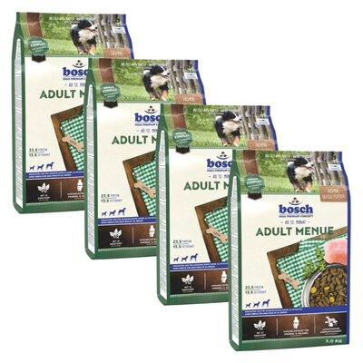 Karma dla psa BOSCH Adult Menue 4 x 3 kg