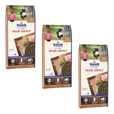 Karma dla psa BOSCH Maxi Adult 3 x 15 kg