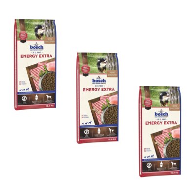 Karma dla psa BOSCH Energy Extra 3 x 15 kg