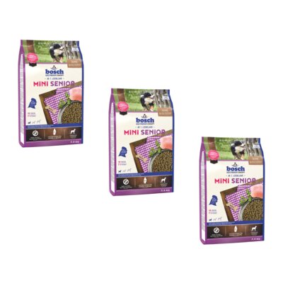 Karma dla psa BOSCH Mini Senior Drób 3 x 2.5 kg