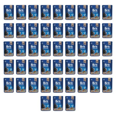 Karma dla kota BRIT Premium By Nature Sterilised Wątróbka 48 x 100 g