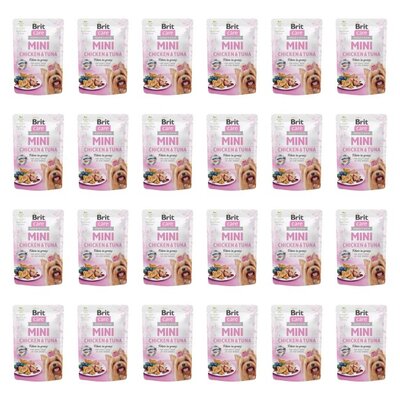 Karma dla psa BRIT Care Mini Kurczak z tuńczykiem 24 x 85 g
