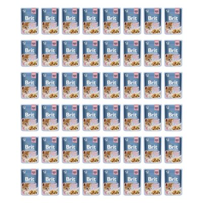 Karma dla kota BRIT Premium Kurczak 48 x 85 g