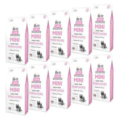 Karma dla psa BRIT Care Mini Yorkshire Łosoś z tuńczykiem 10 x 400 g