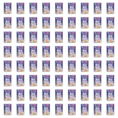 Karma dla kota BRIT Premium by Nature Kurczak 72 x 85 g