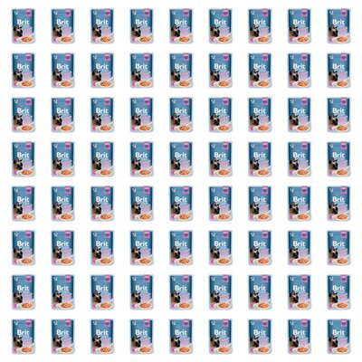 Karma dla kota BRIT Premium Łosoś 72 x 85 g