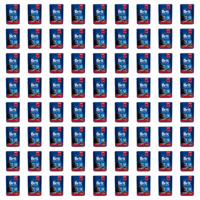 Karma dla kota BRIT Premium Wołowina z groszkiem 72 x 100 g