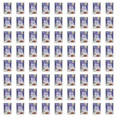 Karma dla kota BRIT Premium Wołowina 72 x 85 g