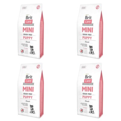 Karma dla psa BRIT Care Mini Puppy Jagnięcina 4 x 7 kg