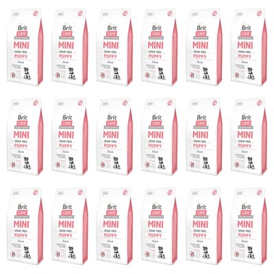 Karma dla psa BRIT Care Mini Junior Jagnięcina 18 x 2 kg