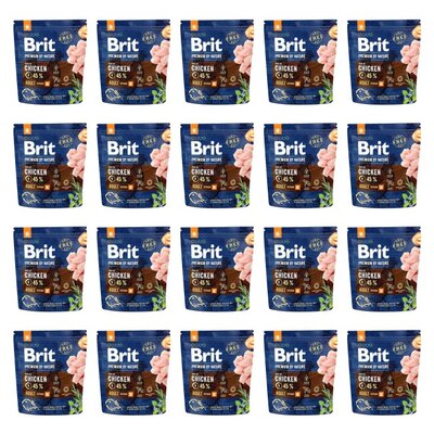Karma dla psa BRIT Premium By Nature Kurczak 20 x 1 kg