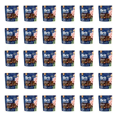Karma dla psa BRIT Premium By Nature Kurczak 30 x 1 kg