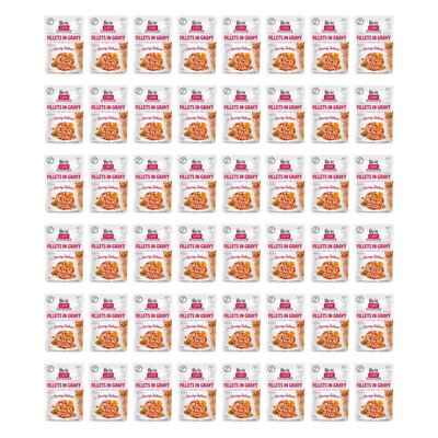 Karma dla kota BRIT Care Fillets In Gravy Łosoś 48 x 85 g