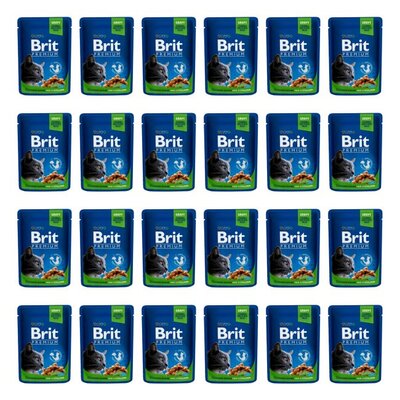 Karma dla kota BRIT Premium Sterilised Kurczak 24 x 100 g