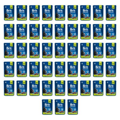 Karma dla kota BRIT Premium By Nature Sterilised Jagnięcina 48 x 100 g