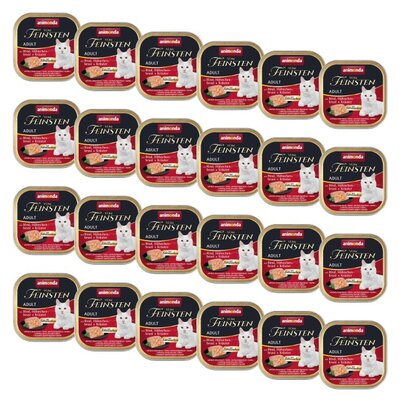 Karma dla kota ANIMONDA Vom Feinsten Wołowina z piersią z kurczaka i ziołami 24 x 100 g