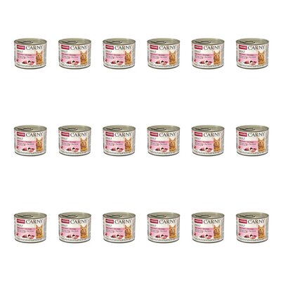 Karma dla kota ANIMONDA Carny Indyk z kurczakiem i krewetkami 18 x 200 g