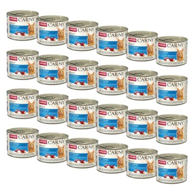 Karma dla kota ANIMONDA Carny Wołowina z dorszem i pietruszką 24 x 200 g