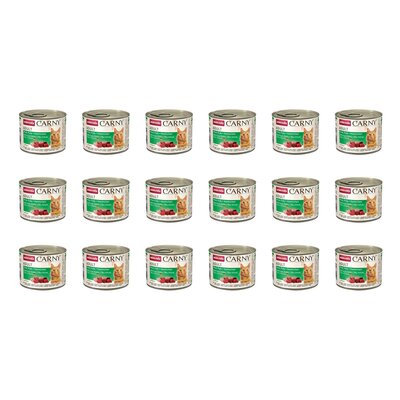 Karma dla kota ANIMONDA Carny Wołowina z indykiem i królikiem 18 x 200 g