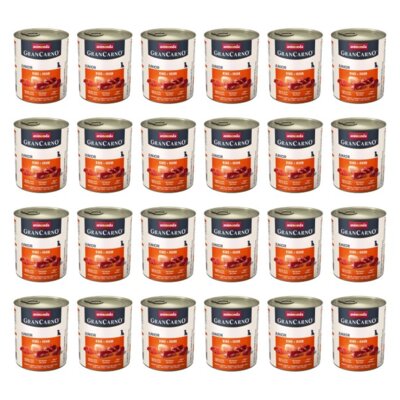 Karma dla psa ANIMONDA GranCarno Junior Wołowina z kurczakiem 24 x 800 g