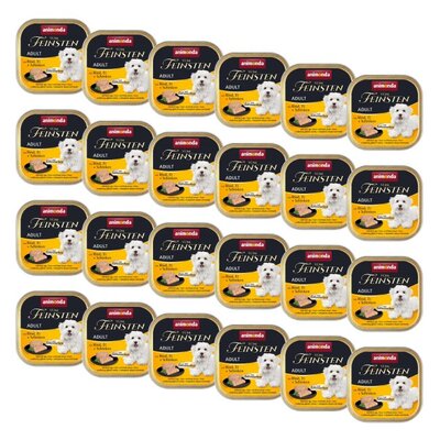 Karma dla psa ANIMONDA Vom Feinsten Wołowina z jajkiem i szynką 24 x 150 g