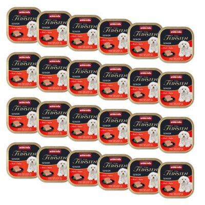 Karma dla psa ANIMONDA Vom Feinsten Senior Wołowina z kurczakiem 24 x 150 g