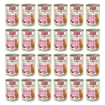 Karma dla kota ANIMONDA Carny Wołowina z indykiem i krewetkami 24 x 400 g