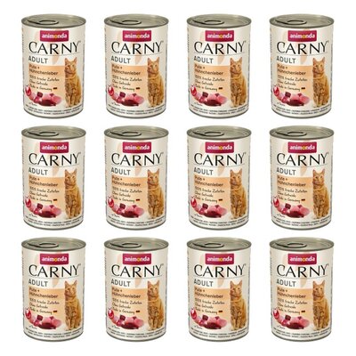 Karma dla kota ANIMONDA Carny Indyk z wątróbką 12 x 400 g