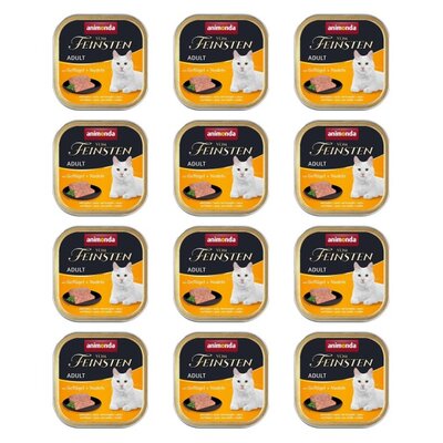 Karma dla kota ANIMONDA Vom Feinsten Drób z makaronem 12 x 100 g