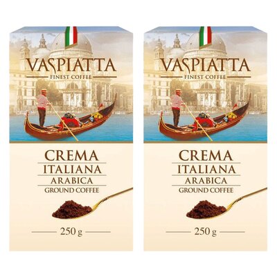 Kawa mielona VASPIATTA Crema Italiana 2 x 0.25 kg