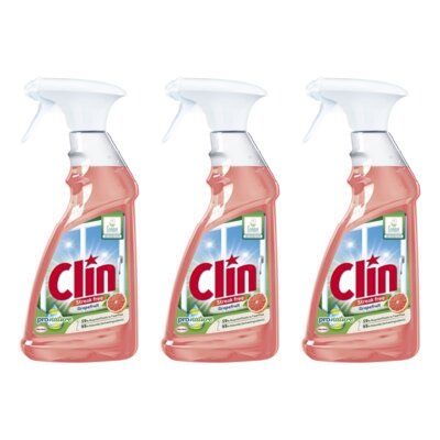 Płyn do mycia szyb CLIN ProNature Grapefruit 3 x 500 ml