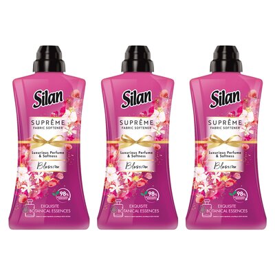 Płyn do płukania SILAN Supreme Blossom purple 3 x 1012 ml