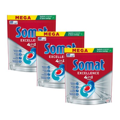 Kapsułki do zmywarek SOMAT Excellence 4 in 1 - 144 szt.
