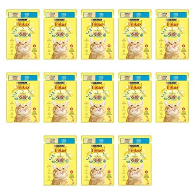 Karma dla kota FRISKIES 5 Promises Łosoś 13 x 85 g