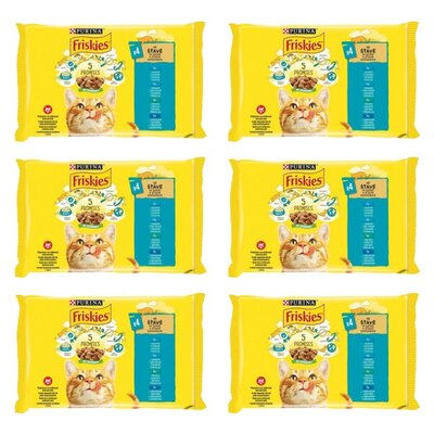 Karma dla kota FRISKIES 5 Promises Mix rybny (24 x 85 g)