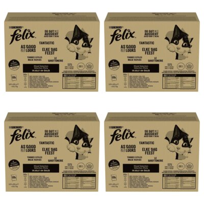 Karma dla kota FELIX Jumbopack Mix smaków w galaretce (480 x 85 g)