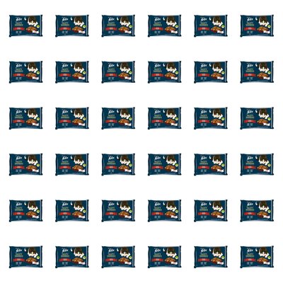 Karma dla kota FELIX Tasty Shreds Wołowina i Kurczak (144 x 80 g)