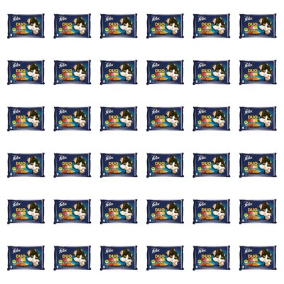 Karma dla kota FELIX Fantastic Duo Wiejskie Smaki w galaretce (144 x 85 g)