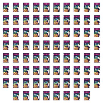 Karma dla kota FELIX Sensations Jellies Kaczka ze szpinakiem 78 x 85 g