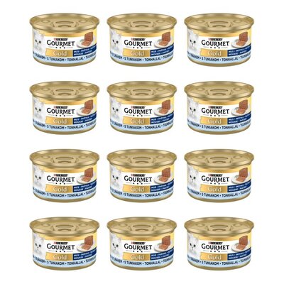 Karma dla kota GOURMET Gold Mus Tuńczyk 12 x 85 g
