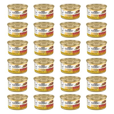 Karma dla kota GOURMET Gold Kurczak i wątróbka 24 x 85 g