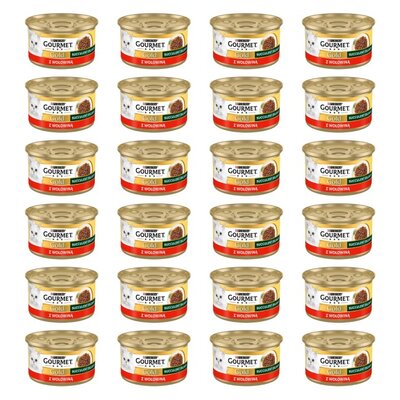 Karma dla kota GOURMET Gold Succulent Delights Wołowina 24 x 85 g