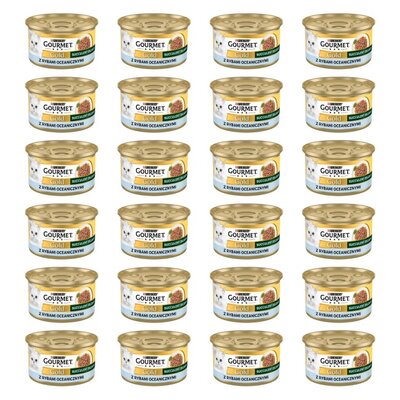 Karma dla kota GOURMET Gold Succulent Delights Ryby oceaniczne 24 x 85 g
