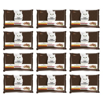 Karma dla kota GOURMET A La Carte Przepisy szefa kuchni Mix Smaków (48 x 85 g)