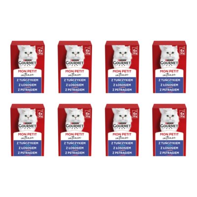 Karma dla kota GOURMET Mon Petit Mix Ryby (48 x 50 g)